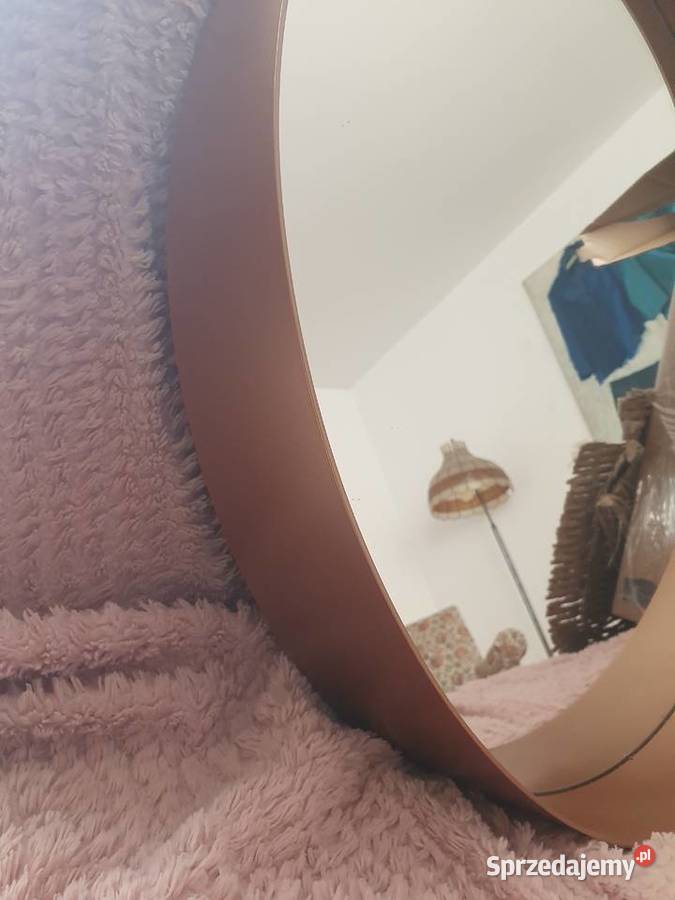 Lustro okrągłe miedziane 60 mazowieckie Warszawa