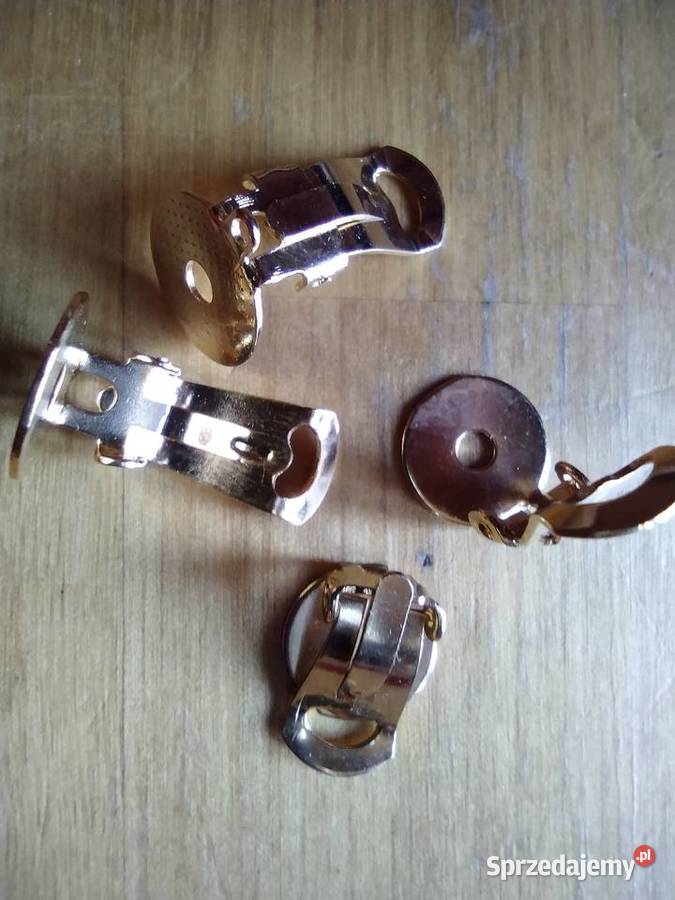 Klipsy proste z bazą 12mm x 21mm zapięcie