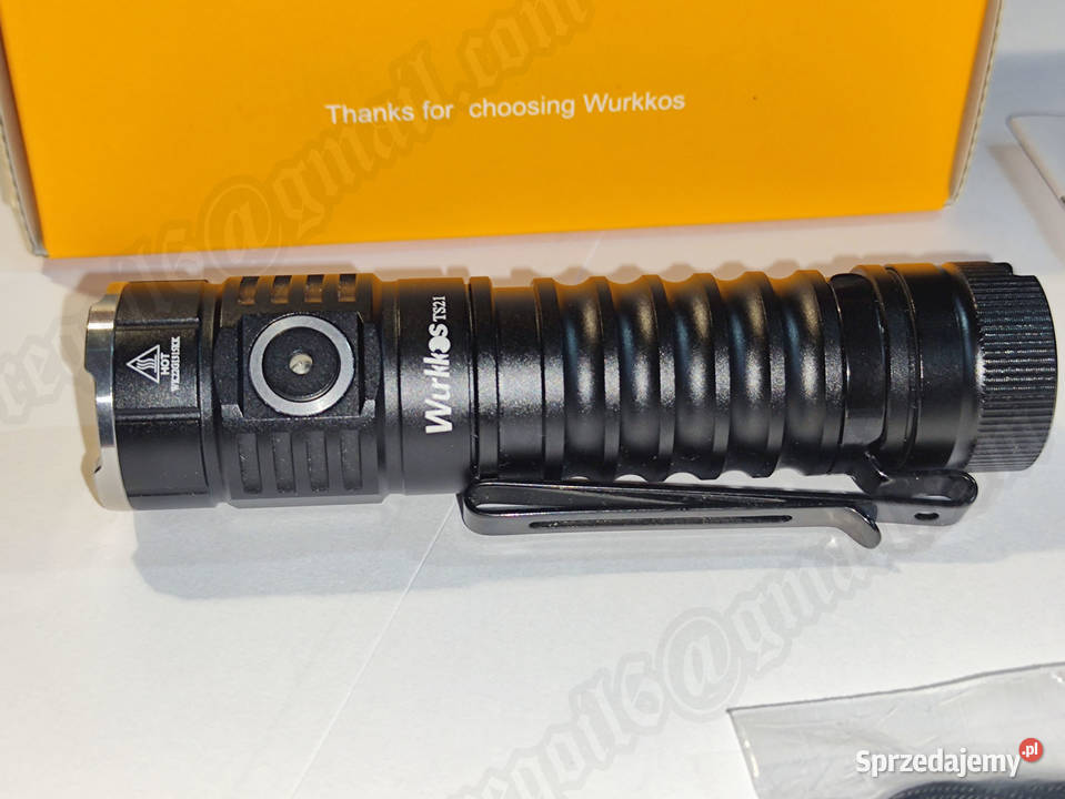 Latarka WurkkosTS21 3500lm plus bateria 5000mAh Ropczyce