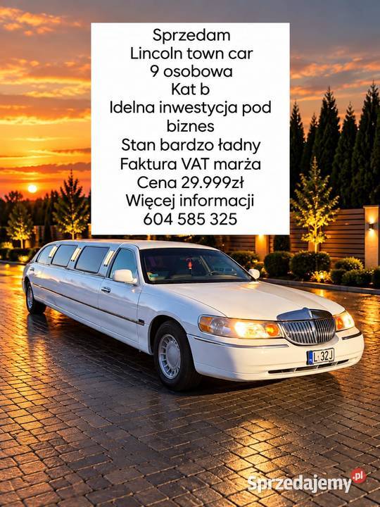 Limuzyna lincoln town car Sedan / Limuzyna Rzędowice