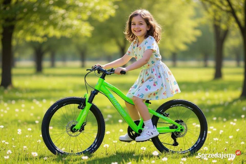 ROWER GÓRSKI MTB 24 na komunię AMORTYZACJA Skawina