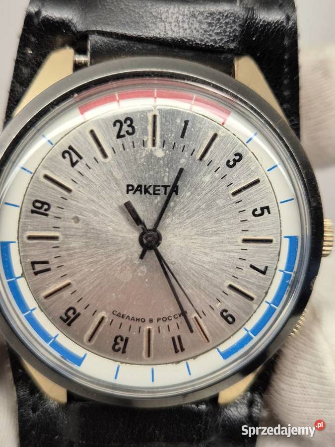 Męski zegarek mechaniczny Raketa 24h Au