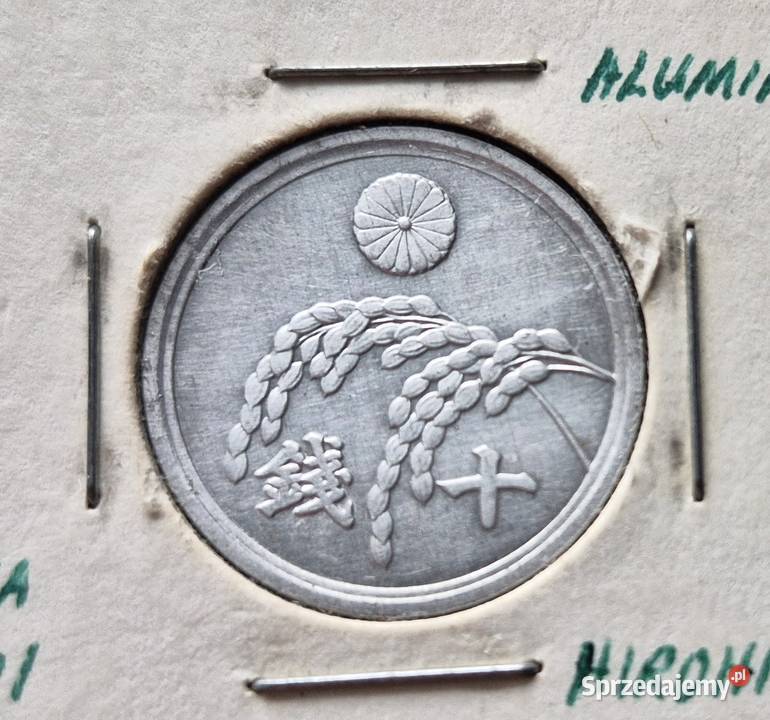 C13 JAPONIA 10 Sen 1945 r Numizmatyka sprzedam