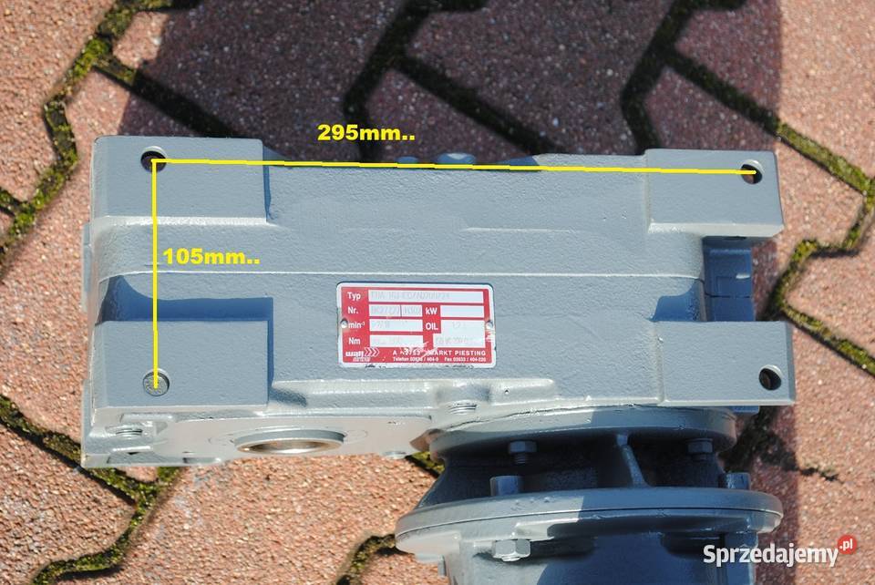 Motoreduktor 15kw 53obrmin lubuskie
