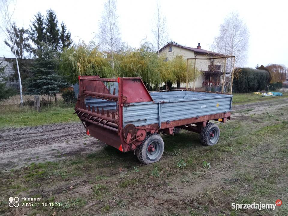 Rozrzutnik Obornika Cynkomet 4 Ton nieuszkodzony Kurów