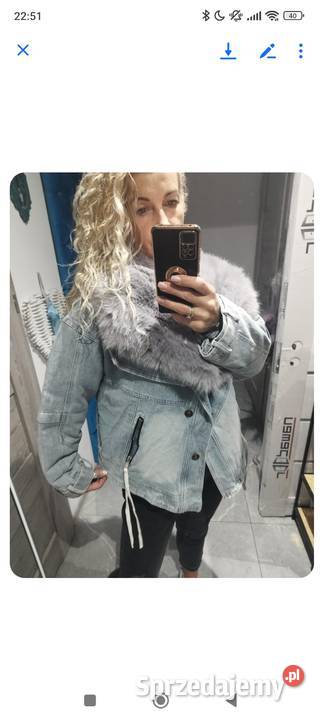 Kurtka dżinsowa piękna nowa rozmiar mL lekko Głogów