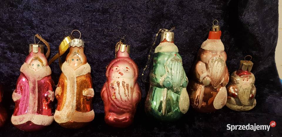 Boże Narodzenie Stare Bombki Królewna Dziadek Nysa
