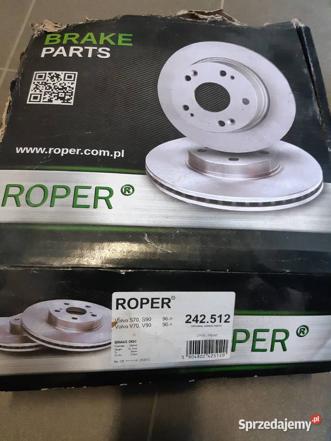 tarcze hamulcowe volvo s70v70s90v90 Poznań