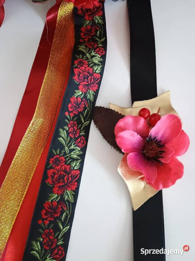 Korona kwiatowa wianek na głowę Pozostałe Tulce