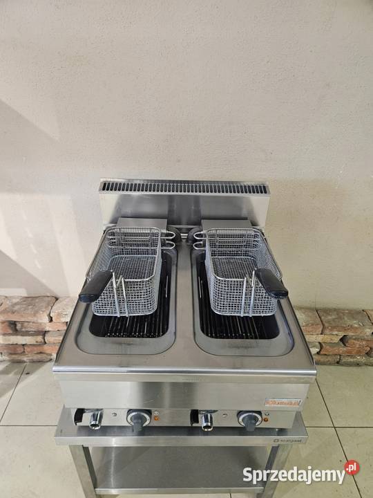 Frytownica elektryczna dwukomorowa 2x10 l 18 kW Góra