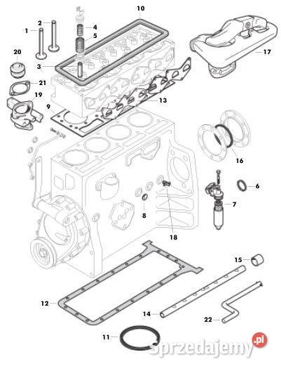 Massey Ferguson MF TEA20 TE20 katalog części świętokrzyskie Kielce