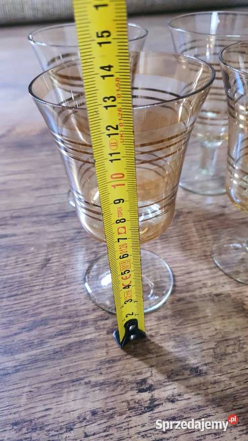Kieliszki do wódki i wino PRL podkarpackie Leżajsk