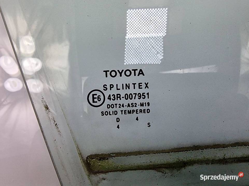 SZYBA PRAWY PRZÓD TOYOTA COROLLA E12 ORYGINAŁ kujawsko-pomorskie Lipno sprzedam