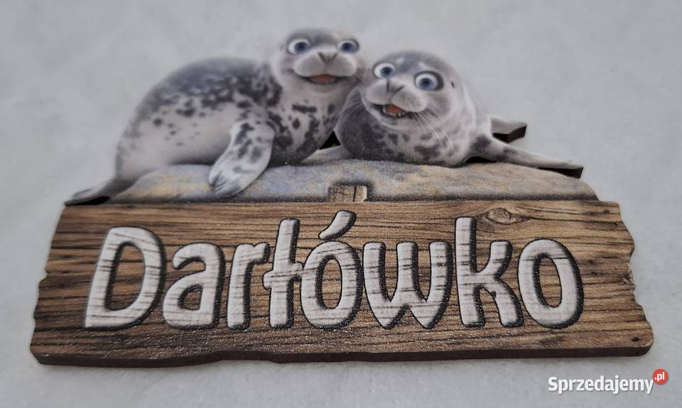 Magnes na lodówkę Darłówko Foki 9x7 Kolekcje