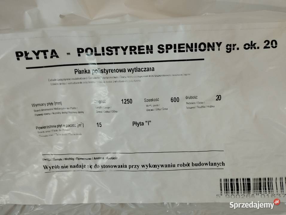 BIAŁY STYRODUR SYNTHOS XPS 250kPa 2 REKLAMA POD