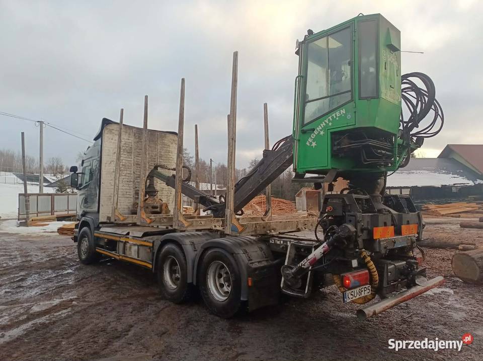 Scania R450 do drewna dźwig zabudowa aluminiowa Sidzina