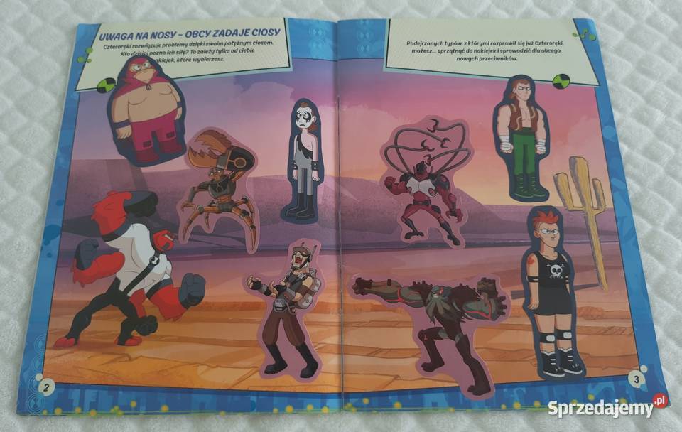Ben10 Zadanie naklejanie Ameet Książeczki dzieci śląskie Czeladź sprzedam