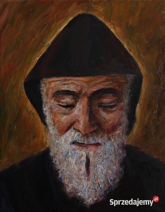 Obraz olejny Święty Charbel Portret 2430 Strzyżów