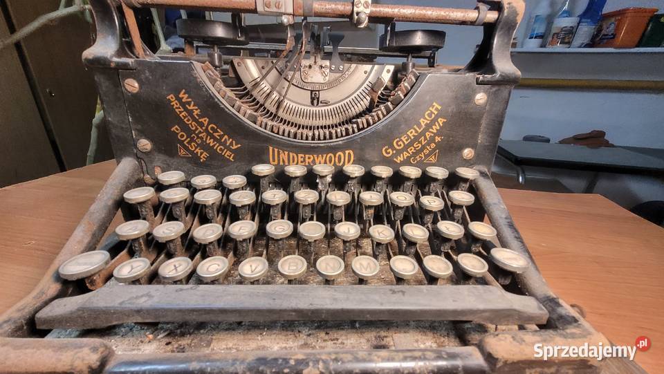 Przedwojenna maszyna do pisania Underwood No5 Pozostałe Warszawa