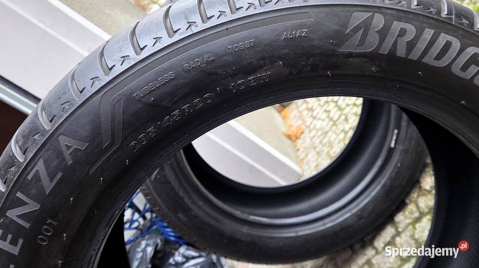 Bridgestone Alenza 001 28545 R20 4 DOT 2623 6869 Olesno sprzedam