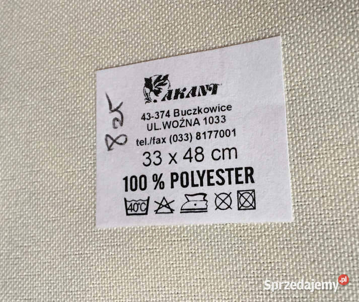 Zestaw nowych nieużywanych serwetek obrus na odcienie żółtego