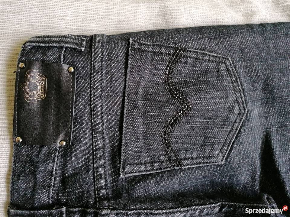 SHANYBLE JEANSSPODNIE JEANSOWE RURKI R26 Długie Łódź