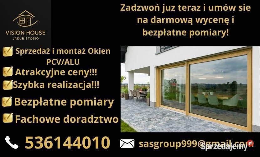Okna ALUPCV PomiaryWycena Siedlce
