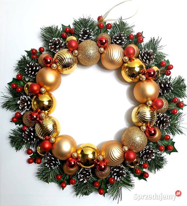 Świąteczny wianek bożonarodzeniowy 45 wielkopolskie Turek