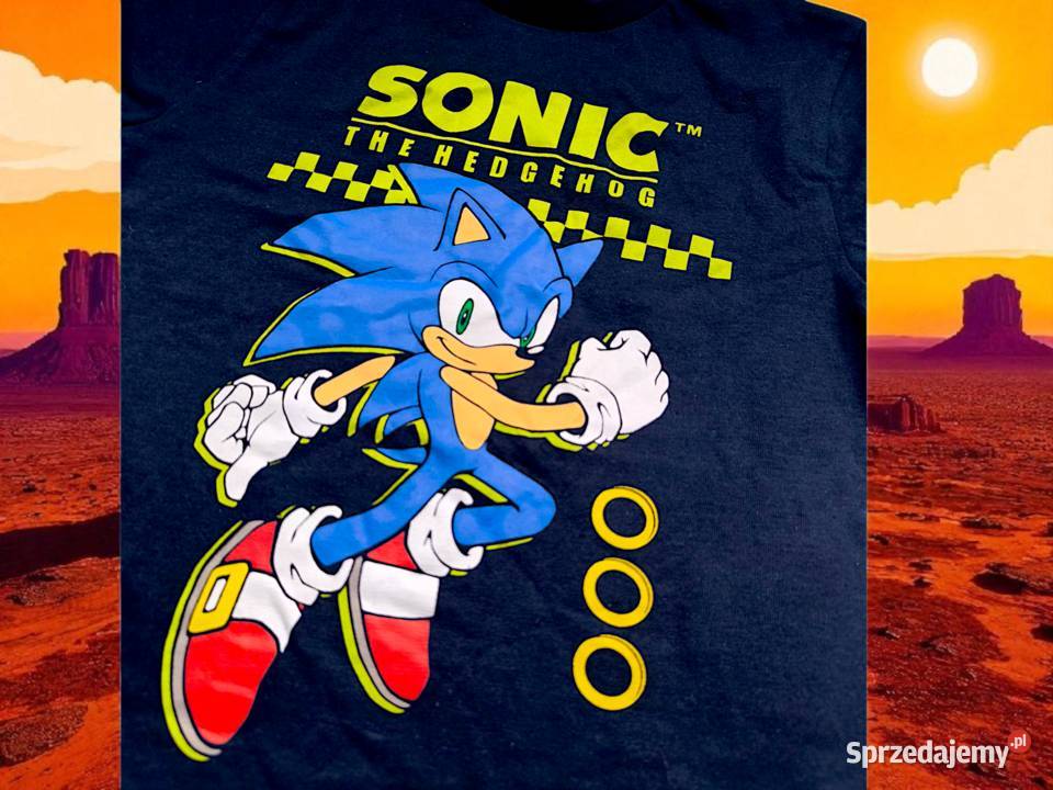 Nowy komplet nowa piżama chłopiec Sonic bohater Sosnowiec sprzedam