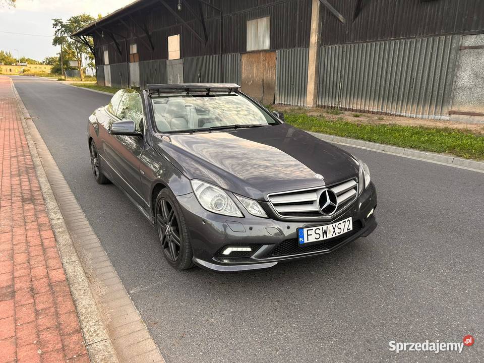 E klasa W207 cabrio Rok produkcji 2012 Zbąszynek sprzedam