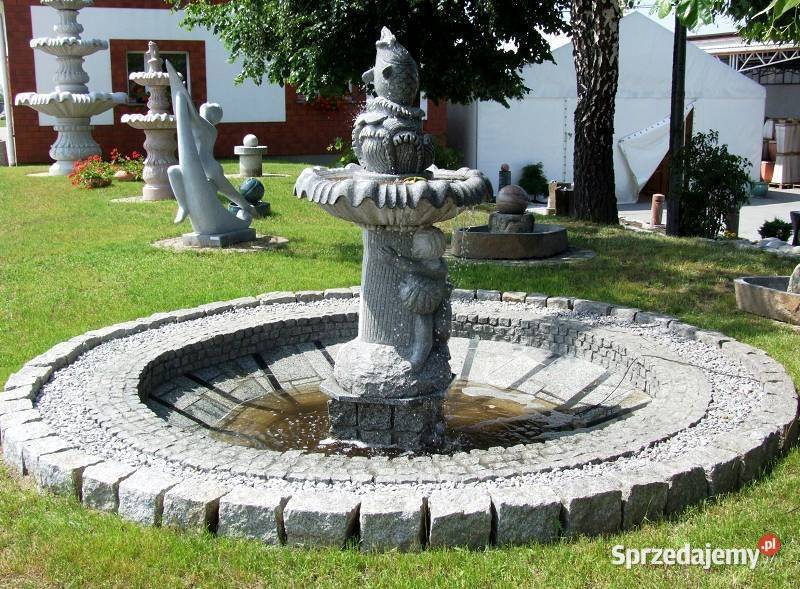 Fontanna z Granitu Rybka 185 Wyprzedaż Szczecin