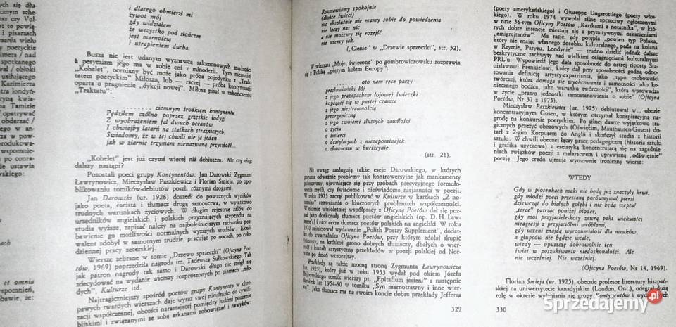 Szkice o literaturze emigracyjnej Maria D miękka lubelskie Chełm