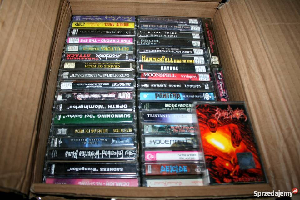 Kasety magnetofonowe głównie metal rock