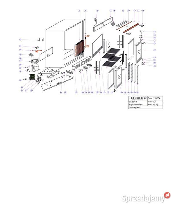 Lodówka barowa Tefcold BA25H Kazuń Polski