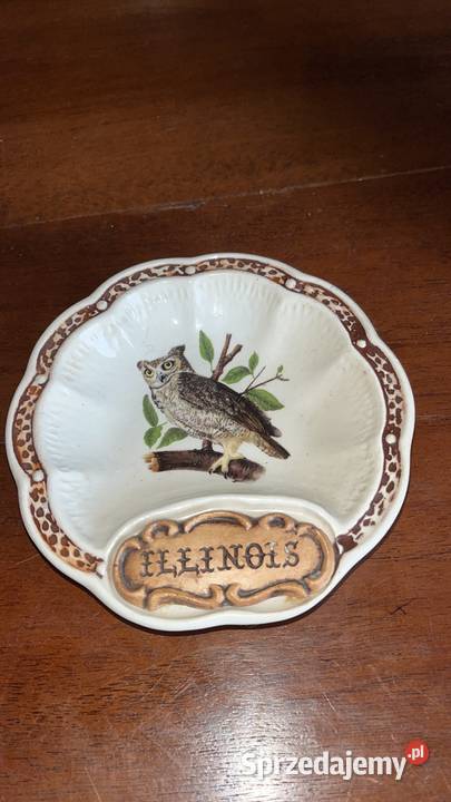 Paterka z sową ILLINOIS TreasureCraft USA O wys