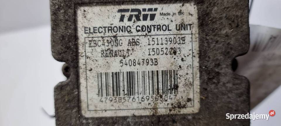POMPA ABS HAMULCOWA RENAULT TRAFIC II 54084793B osobowe Lipno sprzedam