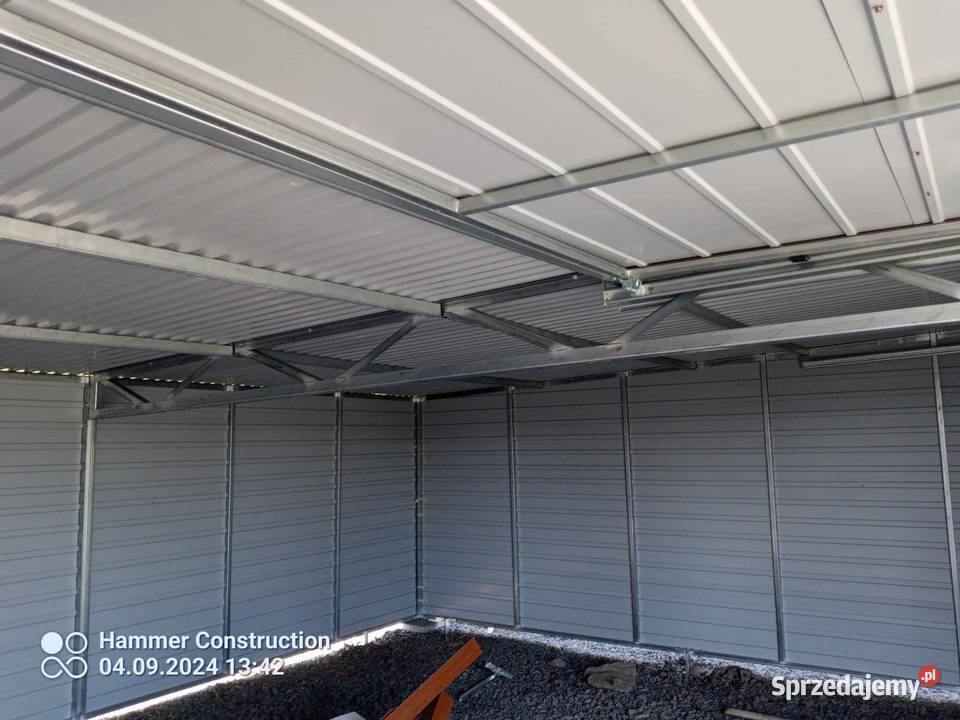 Garaż blaszany wiata Konstrukcja W OCYNKU Białystok sprzedam