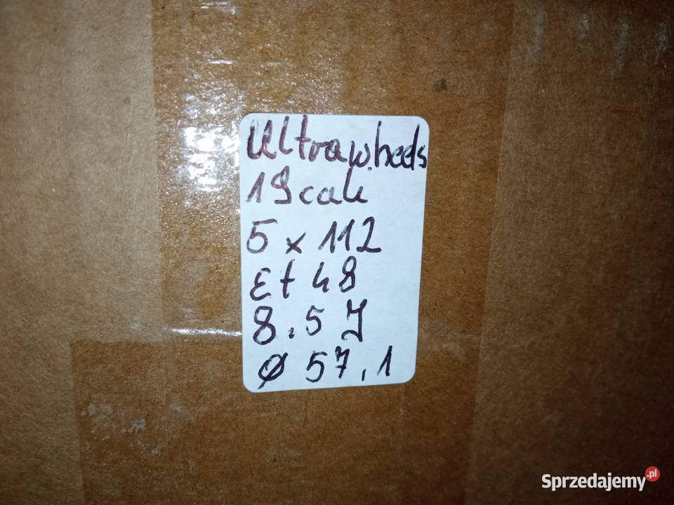 Felgi Ultrawheels 19 5x112 et48 85j Audi Skoda świętokrzyskie Szczukowskie Górki