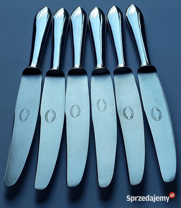 Kute noże obiadowe 2 KROPLA WODY Gerlach sztućce śląskie Dąbrowa Górnicza