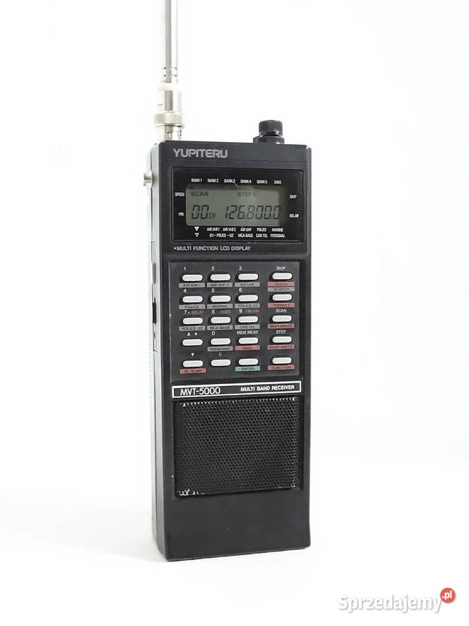 Skaner Radiowy YUPITERU MVT5000 251300MHz Japan Biłgoraj