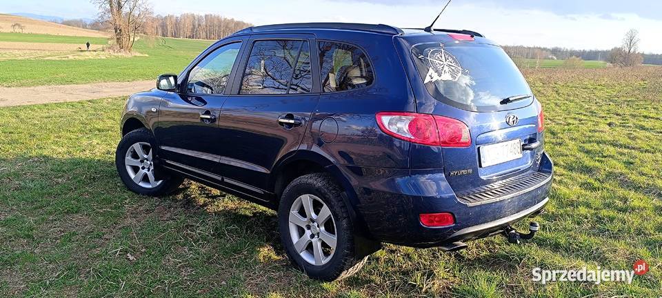 Hyundai Santa fe 2 22 CRDI 4X4 4WD NOWE AKU i wielofunkcyjna kierownica Sulików