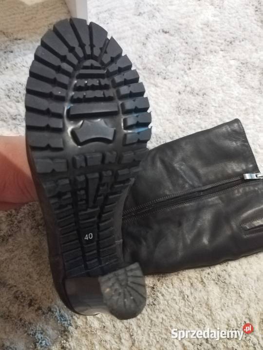 Kozaki skorzane 40 Kozaki