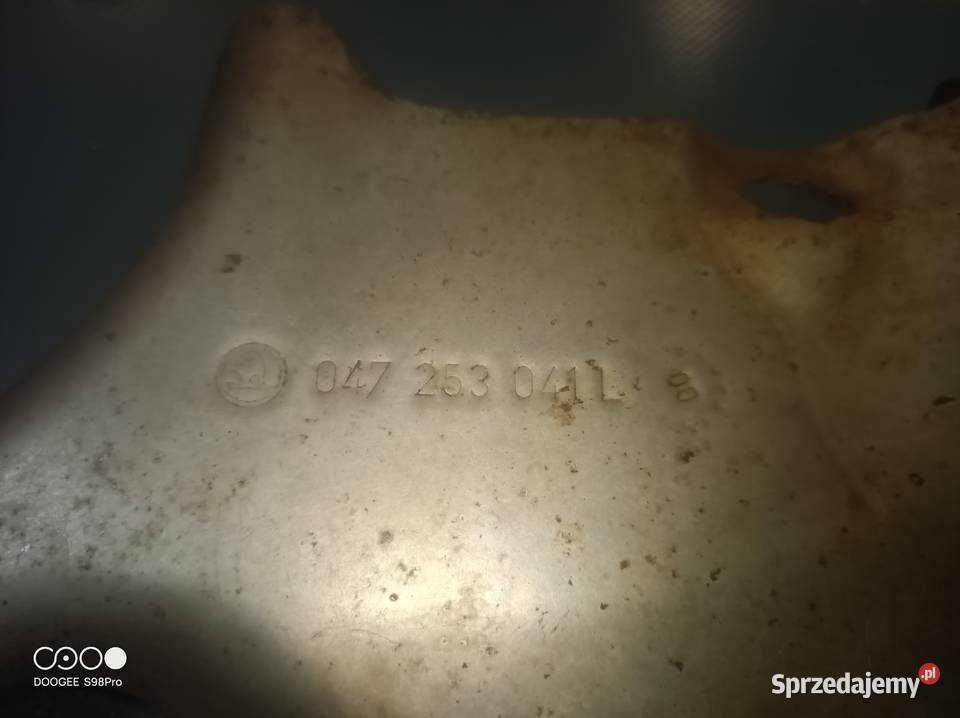Osłona termiczna kolektora wydechowego fabia 14 Nysa sprzedam