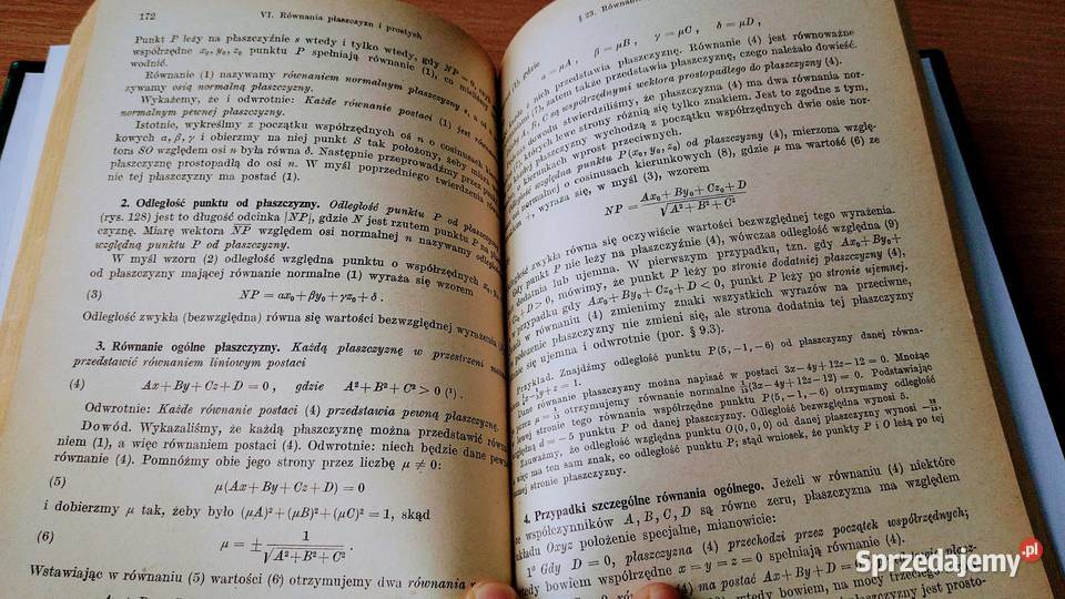 Geometria analityczna Franciszek Leja 1976 wyd 9 pomorskie Gdańsk sprzedam