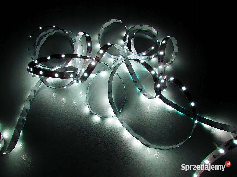 TAŚMA LISTWA LED 3528 IP20 BIAŁA ZIMNA 5m 12V