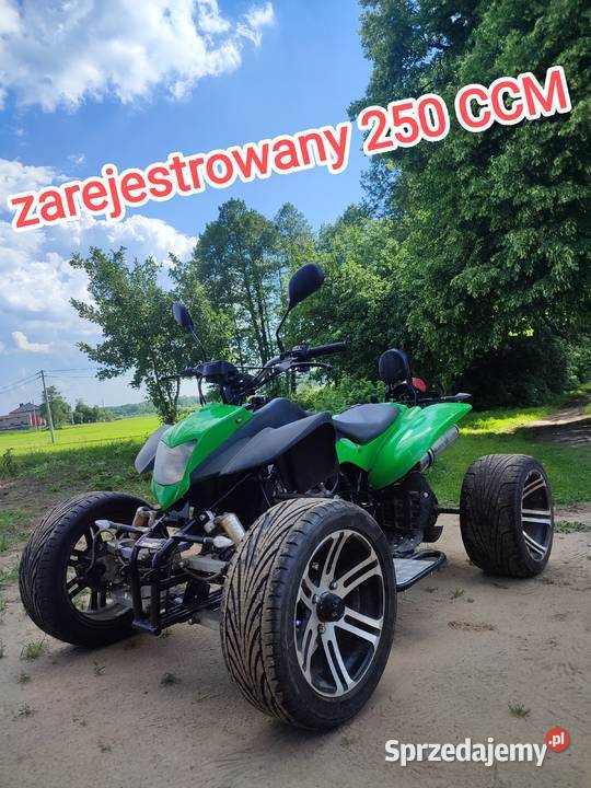 Quad 250 CCM zarejestrowany sprzedam/zamiana