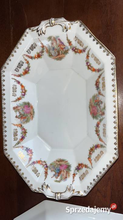 Patera P T Tirschenreuth 1903r Kwiatki