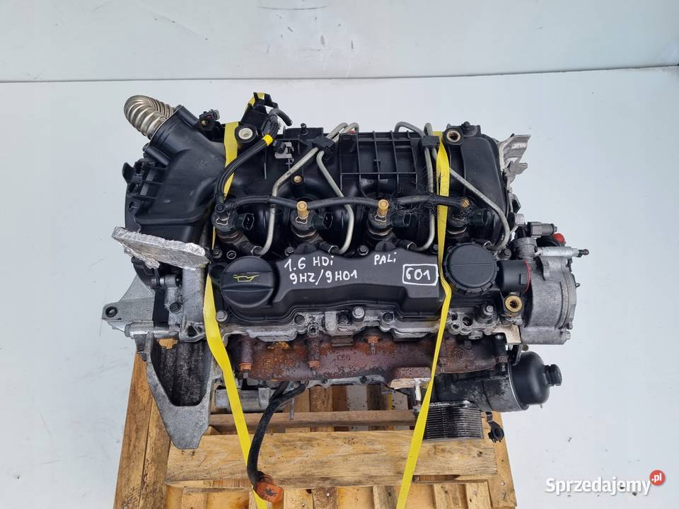 SILNIK KOMPLET Citroen C4 II 16 HDI 109 pali 9HZ osobowe Janów