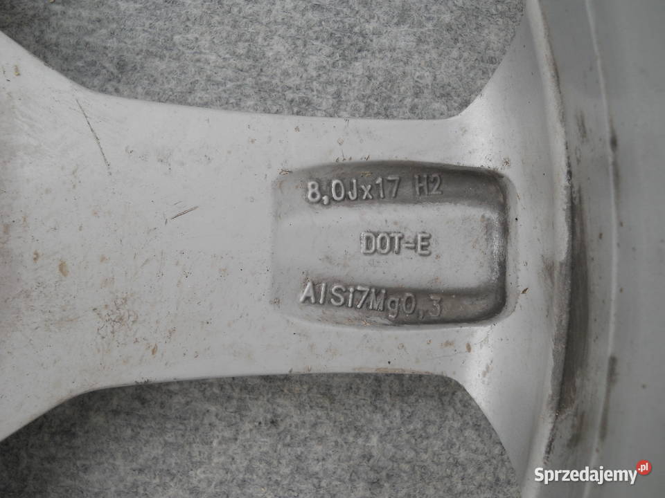 MERCEDES W204 C KLASA GLK 17 FELGA ALUMINIOWA Rozmiar 17" Siechnice