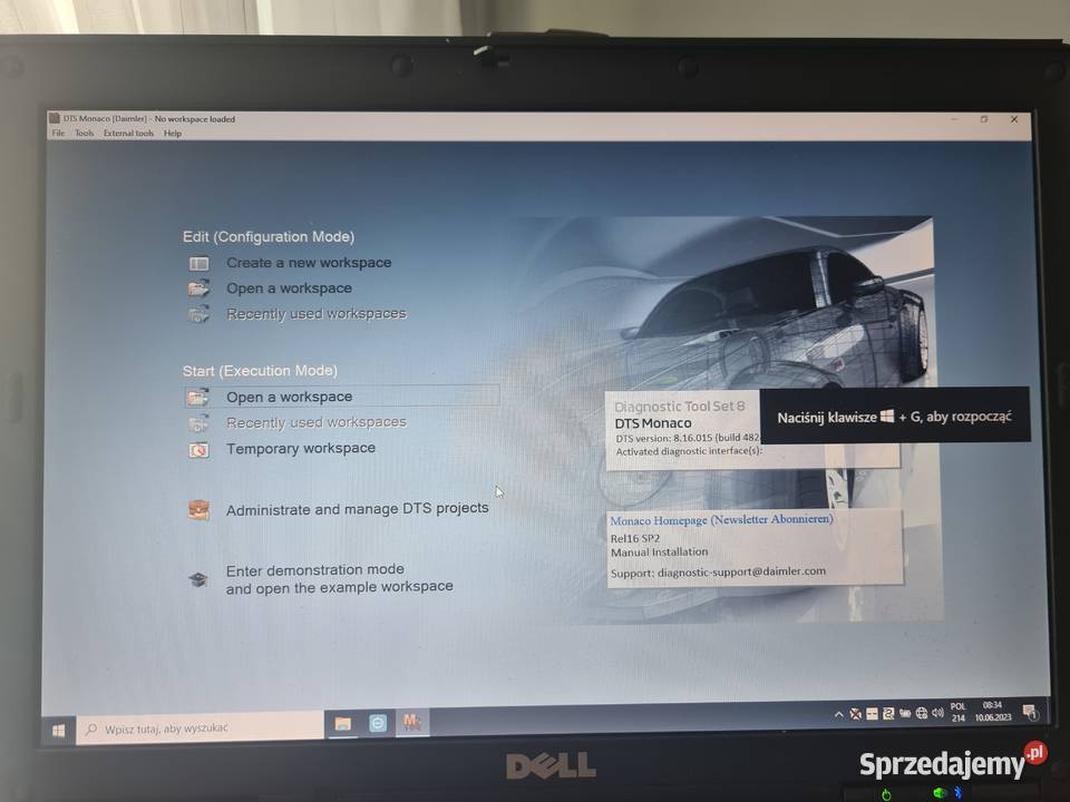 Star Diagnosis Dysk Mercedes Diagnostyka Xentry Gorzów Wielkopolski